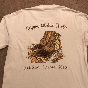 Kappa Alpha Theta fall formal long sleeve